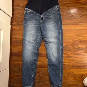 Pinkblush Blue Straight Leg Maternity Jeans